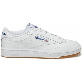 Resim Reebok Club C 85 Royal Unisex Günlük Spor Sneaker Ayakkabı Beyaz-royal-mavi Beyaz 