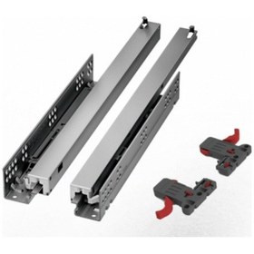 Resim Smart Slide Frenli Bas-Aç Tam Açılım 500 Mm Mandallı Çekmece Rayı 