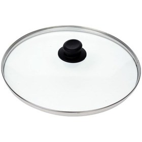 Resim Cam Tencere Kapağı-Cam Kapak Tüm Tencere Ve Tavalar Için 20 Cm 
