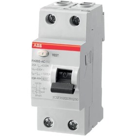 Resim ABB Fh202 Ac-25/0,03 2p, Ac, 25a, 30ma K.a.k 