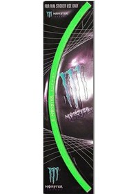 Resim Monster Yeşil Jant Şeridi Renkli 