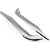 Resim Nissan Qashqai Uyumlu 2017-2021 Krom Sis Far Çıtası 2 Parça Paslanmaz Çelik 