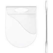 Resim Sones Akrilik Makyaj Manikür Şeffaf Palet Renkli Çubukla, Özellikler: Yarım Halka Plaka + Çubuk 