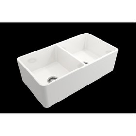 Resim Bocchi Lavello Mutfak Eviyesi 84 CM Parlak Beyaz 1139-001-0120-03 