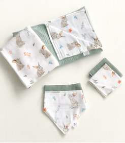 Resim FG Store %100 Pamuk Müslin Hoşgeldin Bebek Seti 6 Parça 