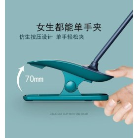 Resim Storemax Masa Üstü Lamba Kıskaçlı Özel Tasarım Koni Kablolu Gece Masa Lambası Dokunmatik 3 Farklı LED Işıklı Kitap Okuma Işığı YS580 Beyaz Renk (Beyaz) 