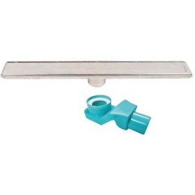 Resim Sukar Line 6 Plain 40 cm Izgaralı Krom Duş Kanalı 1156-1034000-01 