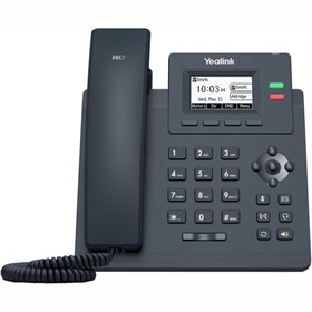 Resim Yealink SIP-T30P, Masaüstü, Kablolu IP TELEFON, Siyah, 2.3&amp;quot; Siyah Beyaz Ekran, 2xMegabit Et 