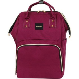 Resim Çok Amaçlı Anne Bebek Bakım Sırt Çantası Klasik Bordo - 