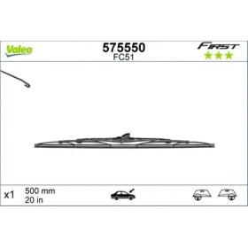 Resim Valeo SİLECEK SÜPÜRGESİ RENAULT-DACIA 500 MM 288901158R 8200769217 