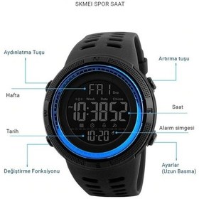 Resim Skmei 1251 Spor Erkek Kol Saati Sağlam Su Geçirmez 