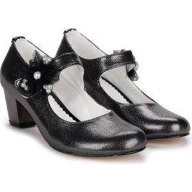 Resim Kiko Kids Angelina Vakko Günlük Kız Çocuk 4 Cm Topuklu Abiye Ayakkabı 
