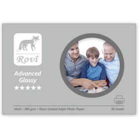Resim ROVİ Rovi Advanced Parlak Fotoğraf Kağıdı 280gsm 50yp 10x15 