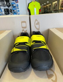 Resim Giro Berm Kilitli Bisiklet Ayakkabısı 41 Numara (26cm)Siyah Lime / Bisiklet 