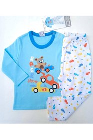 Resim ICEFIELDS %100 Pamuk Erkek Bebek Pijama Takımı 