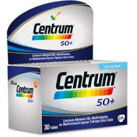 Resim Centrum Advance 50+ Takviye Edici Gıda 30 Tablet 