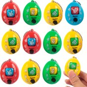 Resim 10 Adet Renkli Taş Kağıt Makas Yumurta Oyuncakları - Gençler İçin Eğlenceli İnteraktif Plastik Oyun, Kırmızı, Yeşil, Mavi ve "TEKRAR!" El Jest Tasarımı - Sırt Çantası Süsü, Sınıf Ödülleri & Tatil Hediyeleri için Mükemmel, Mini Oyuncaklar 