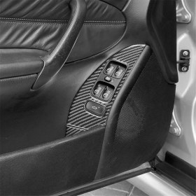 Resim Timeless Tre Karbon Fiber Lhd Pencere Kaldırma Anahtarı Panel Kapağı (Yurt Dışından) 