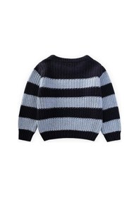 Resim Selanik Çizgili Triko Kazak 2-8 Yaş Lacivert Lacivert 
