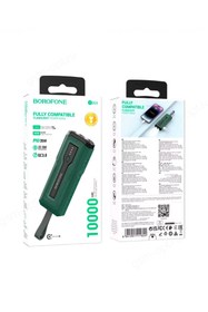 Resim Borofone BJ54 Flaşlı Çift Fenerli 10000mAh 22.5W + PD 20W Hızlı Şarj Powerbank 