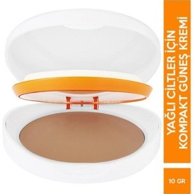 Resim Heliocare Color Compact Oil Free Yağsız Güneş Koruyucu Krem Esmer Ten - Brown SPF50 10 gr 