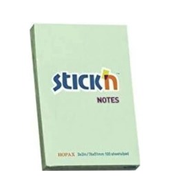 Resim Adet Stickn Notes 100yp 76x51 Patel Yeşil 