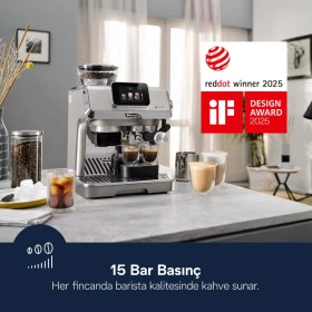 Resim Delonghi La Specialista Prestigio Manuel Espresso Makinesi - Barista Tipi - Entegre Öğütücü +2kg Kahve EC9455 