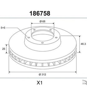 Resim Valeo 186758 Fren Diski On 3b0615301b 4b0615301a 8d0615301j 2 Adettir 