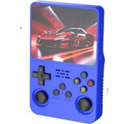 Resim Konsol Plus R36s Retro 3.5" 64 GB El Oyun Konsolu Mavi 