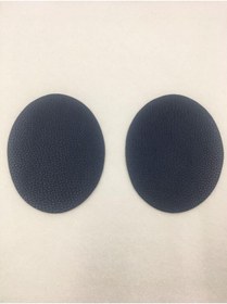 Resim karantuhafiye Dirsek Yaması Arma Suni Deri Yapıştırmalı Lacivert 