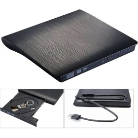 Resim Kenly Harici DVD Rw USB 3.0 Ultra Ince Kasa DVD CD Yazıcı Okuyucu 