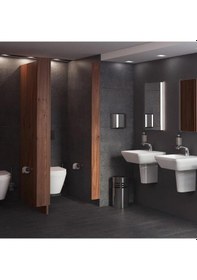 Resim VitrA Integra Gizli Montajlı Beyaz Asma Klozet Yavaş Kapanan Kapak 7060l003-0090 