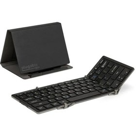 Resim Plugable Katlanabilir Tam Boyutlu Bluetooth Klavye 