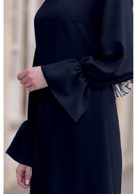 Resim Raika Moda Leman Büyük Beden Tesettür Tunik Lacivert 