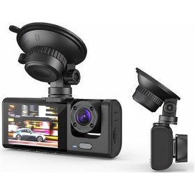 Resim Araç İçi Kamera Çift Kameralı Dvr Ayarlanabilir Açılı Premium Kamera 