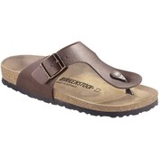 Resim Birkenstock Erkek Kahverengi Parmak Arası Terlik 