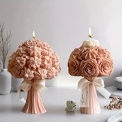 Resim Romantik Elde Taşınabilir Gül Silikon Mum Kalıbı 3D Çiçek Tasarımı, Tekrar Kullanılabilir Yapışmaz Tip, Sevgililer Günü Hediyeleri, Düğün Süslemeleri, Çiftler için DIY Kokulu Mum Lüks Gül Yaprağı Dokusu 