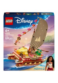 Resim LEGO® ǀ Disney Moana’nın Macera Kanosu 43270 - 6 Yaş ve Üzeri Çocuklar için Yaratıcı Oyuncak Yapım Seti (529 Parça) 