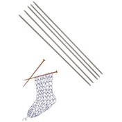 Resim Çorap Şiş Metalize 20 cm 3,5 Numara 