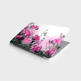 Resim Laptop Sticker Bilgisayar Notebook Pc Kaplama Etiketi Pembe Gülle (546584103) 