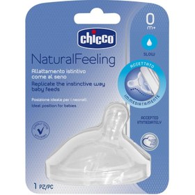 Resim Chicco Natural Feeling Biberon Emziği 0Ay+ 
