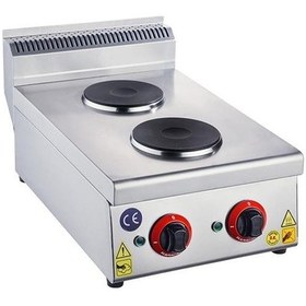 Resim Karacasan Endüstriyel Snack Seri Set Üstü Elektrikli Çiftli Ocak Krcs.spoe.357 