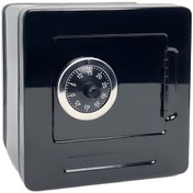 Resim Taşınabilir Metal Şifre Kasa Kasa Kumbara Para Düzenleyici Siyah 