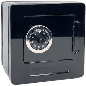 Resim Taşınabilir Metal Şifre Kasa Kasa Kumbara Para Düzenleyici Siyah 