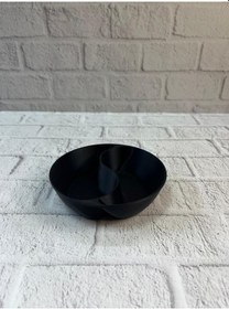 Resim Dekoratif Siyah Çerezlik Kase 4 Lü Set 3x12 Cm 