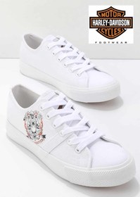 Resim Harley Davidson White Kadın Sneaker Hd0777013904 