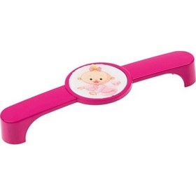 Resim Hırdavatım Çocuk Odası Pembe Bebek Dolap Mobilya Kulp,Düğme,Askı 1 Adet (Ser 