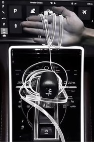 Resim Skytrend Araç İçi Aydınlatma Torpido Led İp Neon Şerit Led Dekoratif Beyaz Renk 2 Metre 