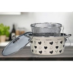 Resim Pr Enjoy Siyah Kızartma Tenceresi 22 Cm Beyaz 