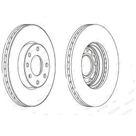 Resim Opel Astra G 1998-2009 Ön Fren Diski Havalı 